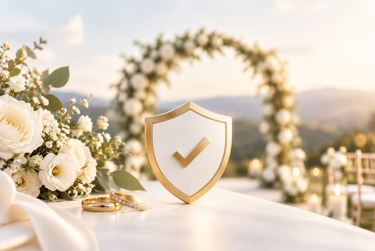 Wedding insurance banner without the corner symbol
