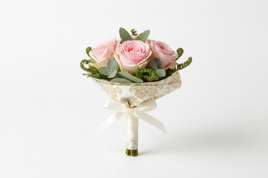3 rose mini posy
