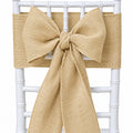 Burlap Chair Sashes