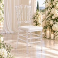 Clear Napoleon Chair with Cushion