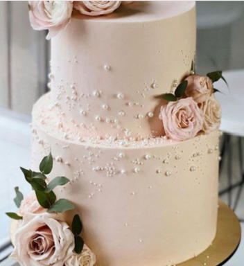 Two-Tier Wedding Cake