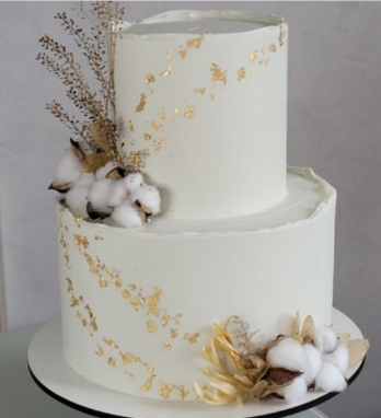 Two-Tier Wedding Cake