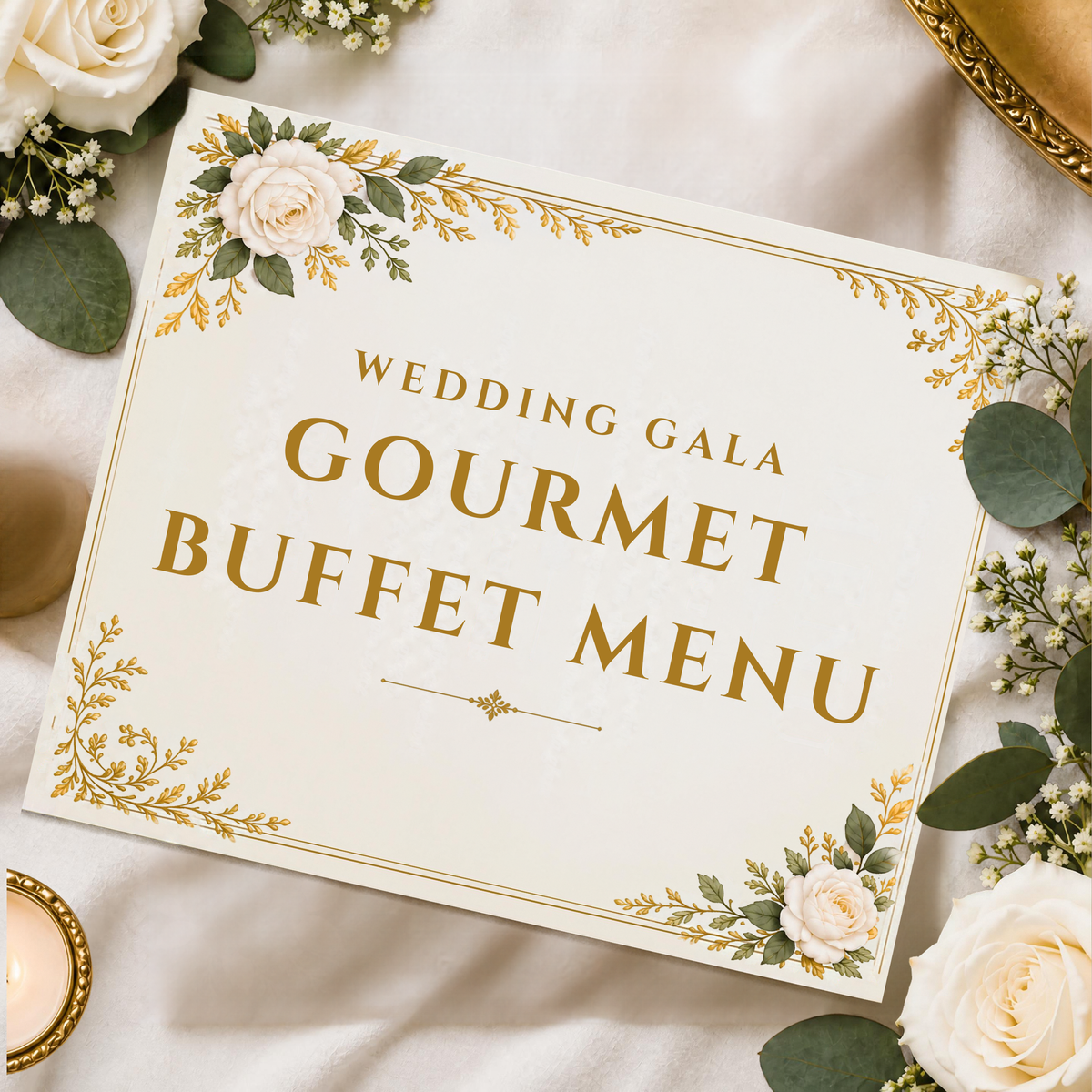 Gourmet Buffet Menu at Olympic Lagoon Ayia Napa