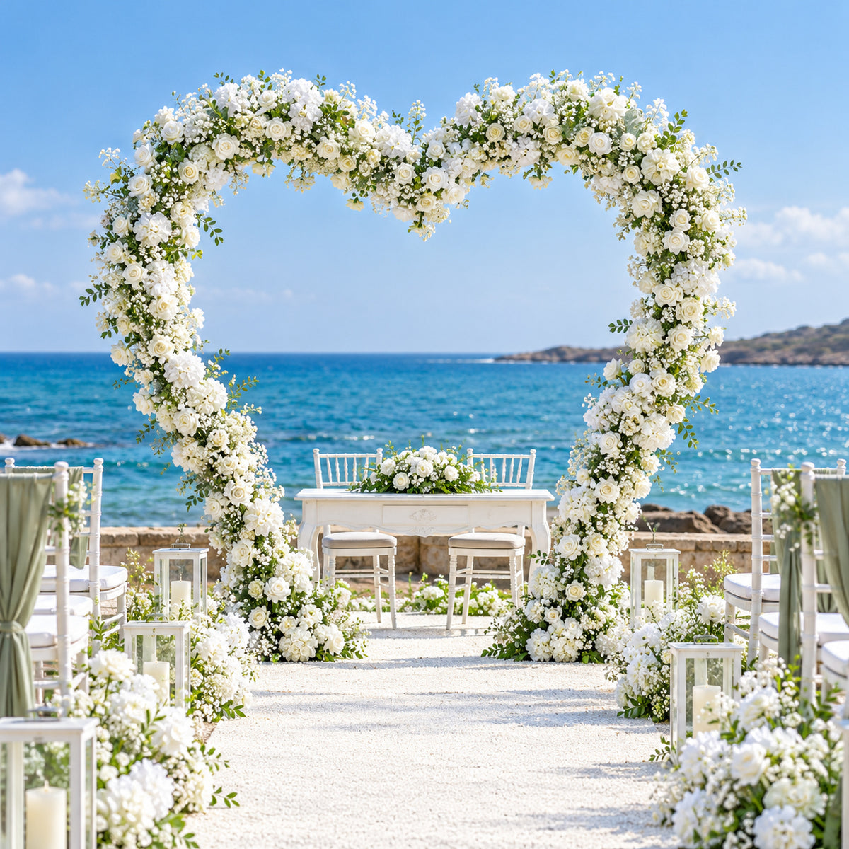 White Rose & Hydrangea