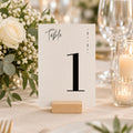 Table Numbers