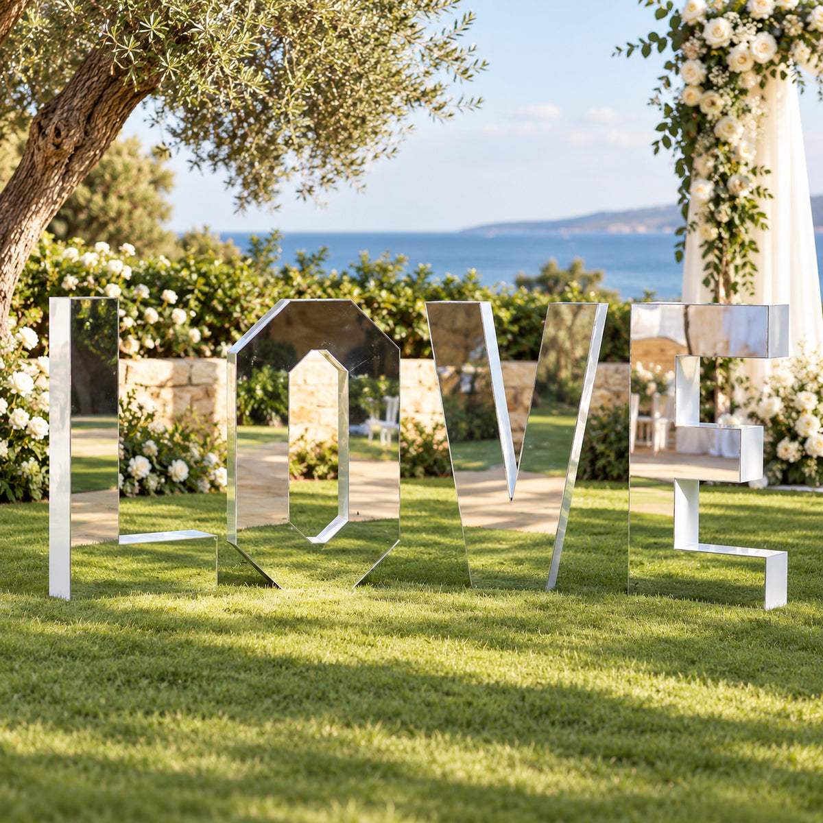 Mirrored Acrylic LOVE Letters