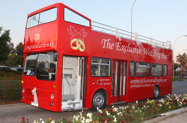 Red Open-Top Wedding Bus Tour – Protaras & Ayia Napa