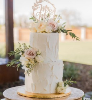 Two-Tier Wedding Cake