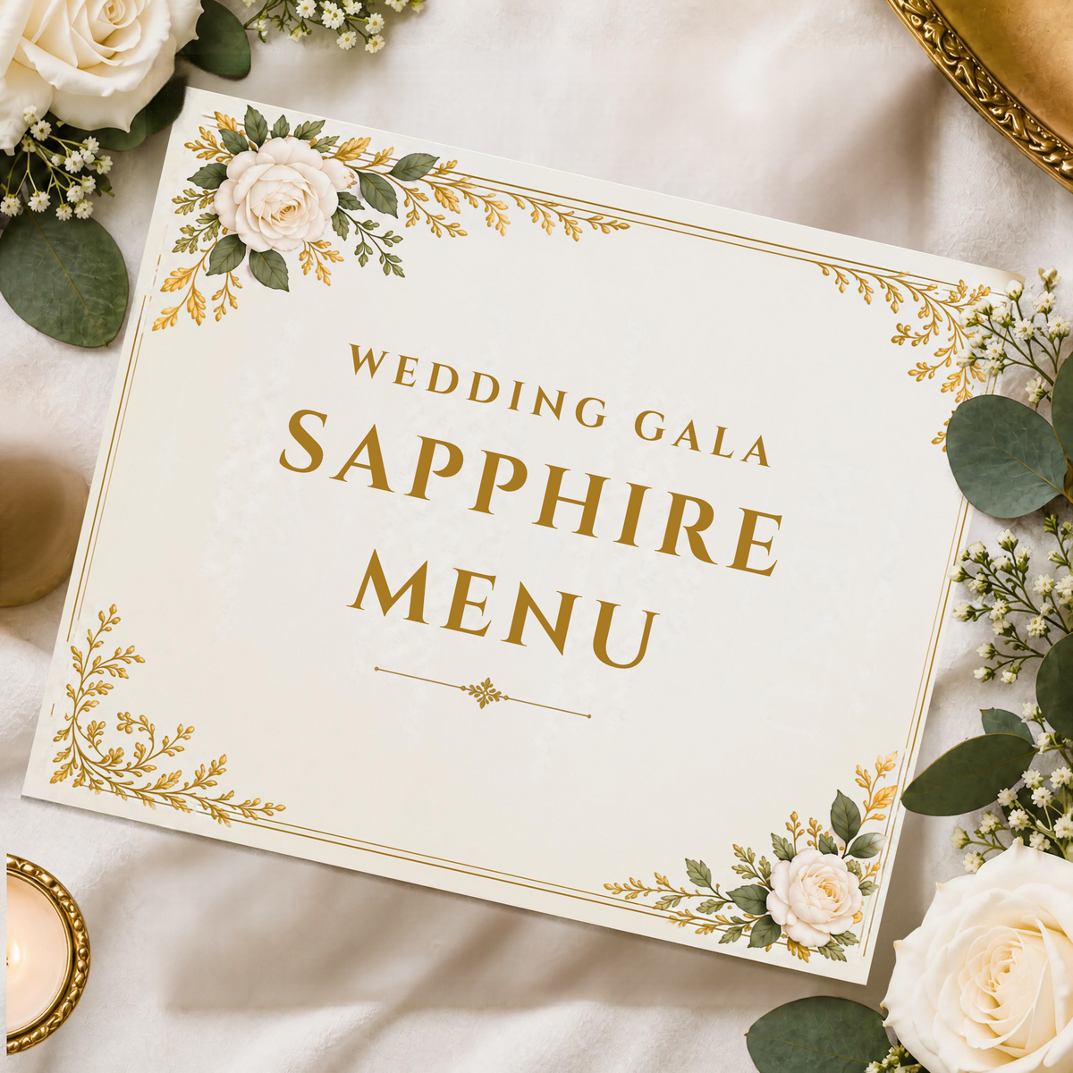Sapphire Menu at Olympic Lagoon Ayia Napa