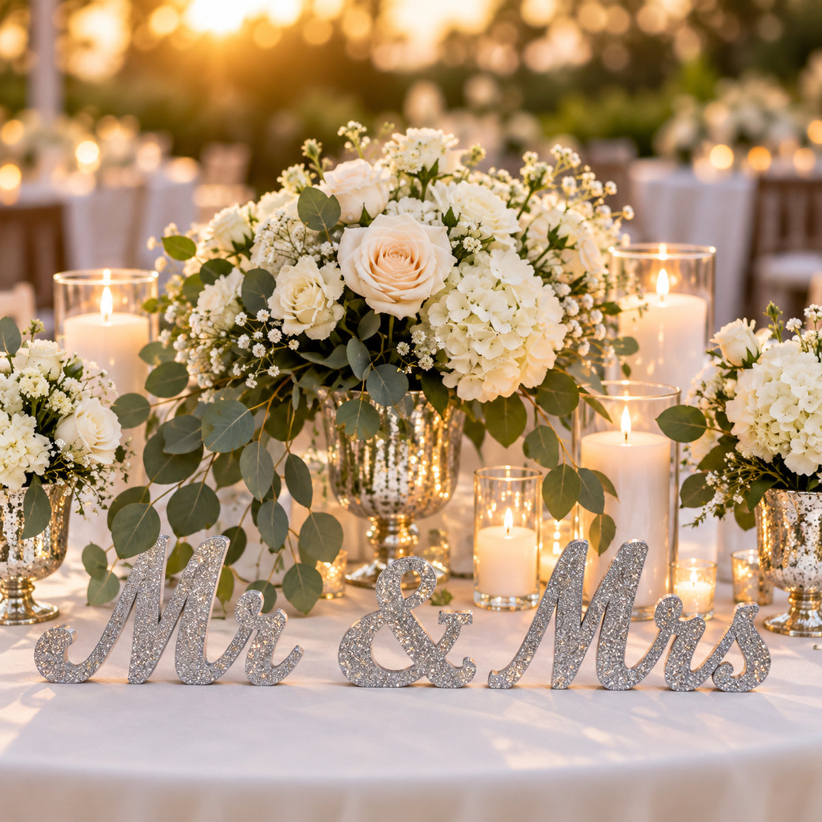 Mr & Mrs Table Top Sign