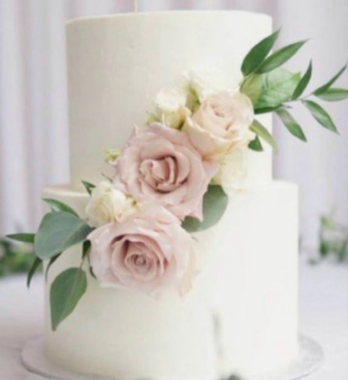 Two-Tier Wedding Cake