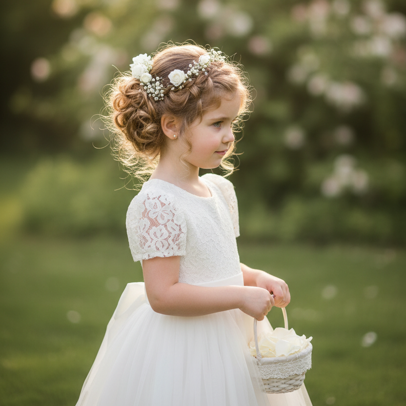 Flower Girl Hairstyling