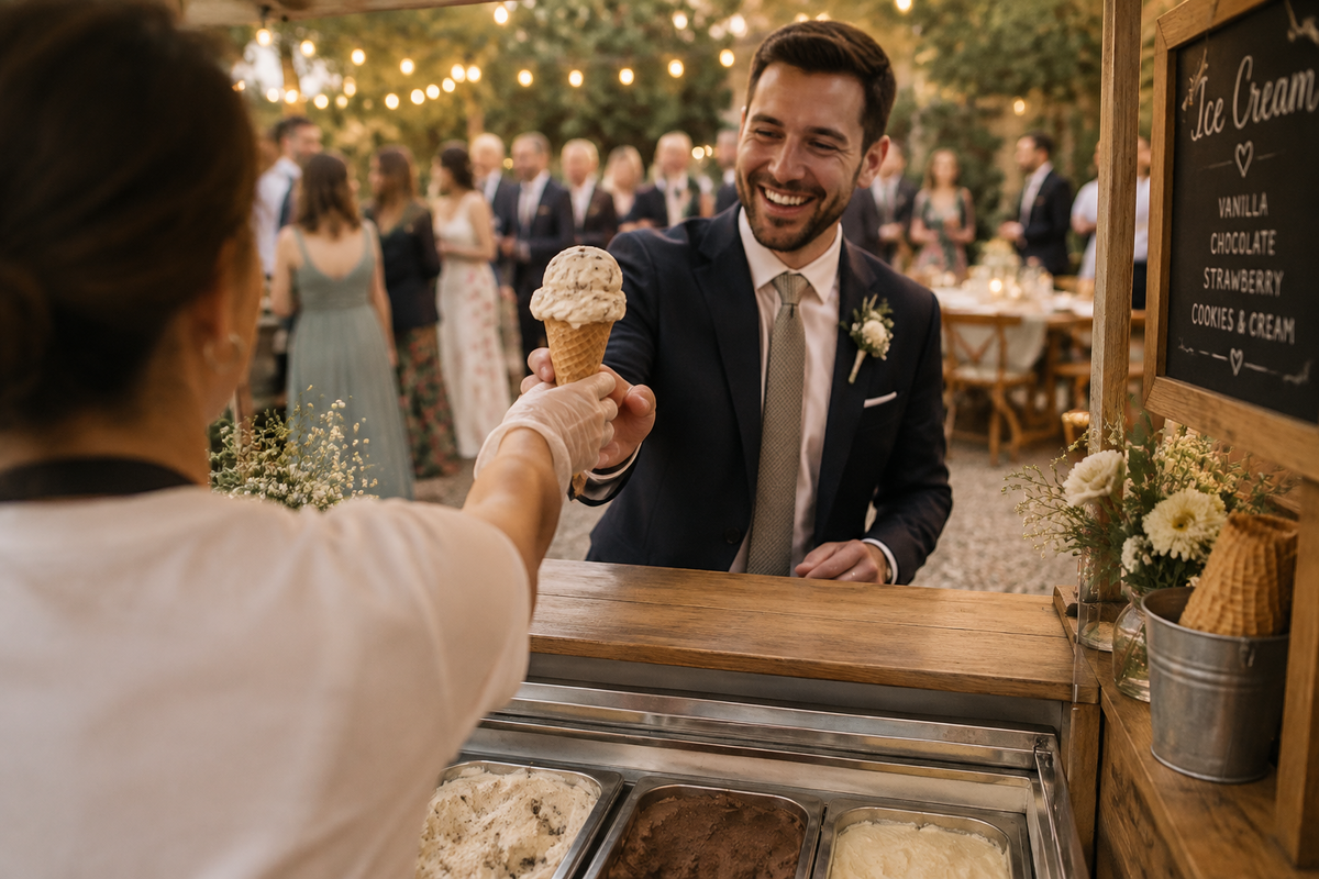 Mini Ice Cream Cart