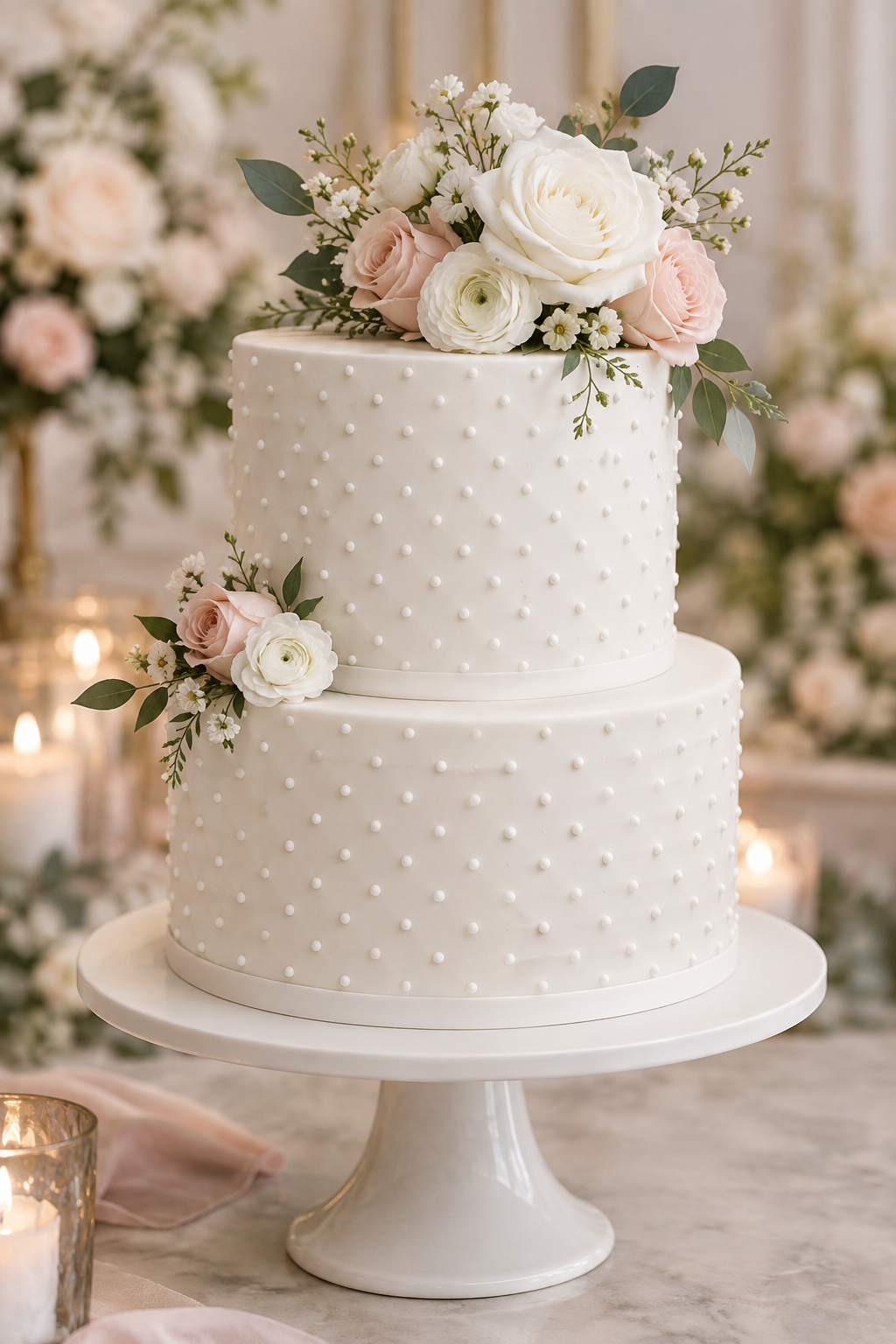 Two-Tier Wedding Cake