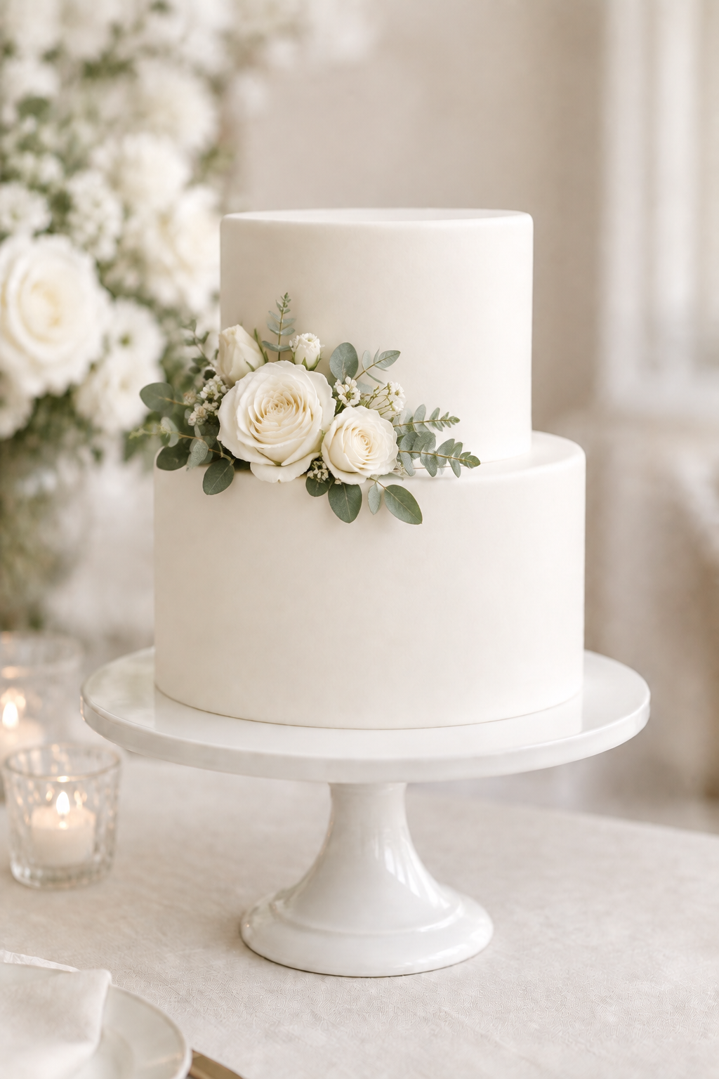 Two-Tier Wedding Cake